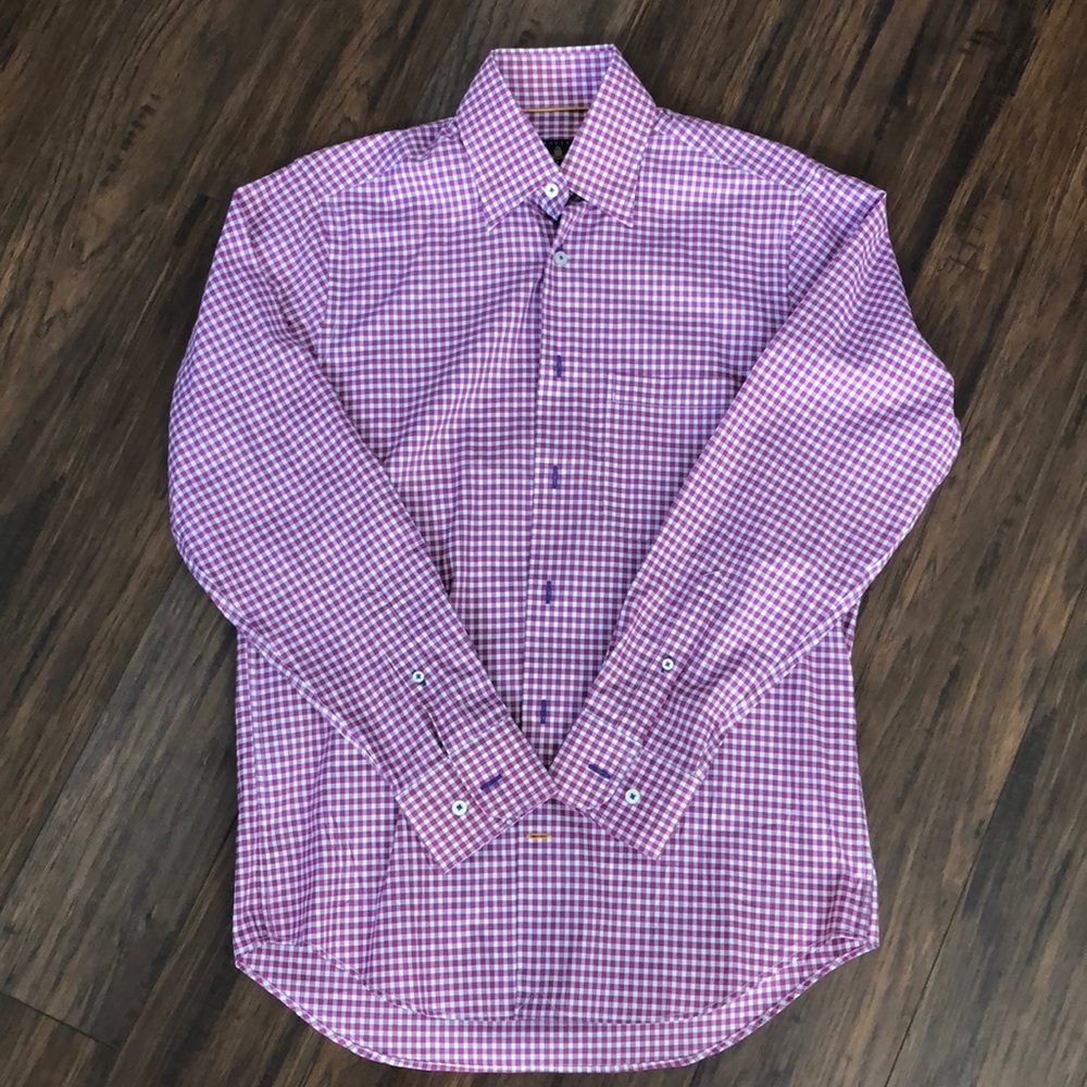 Robert Talbott Gingham button up